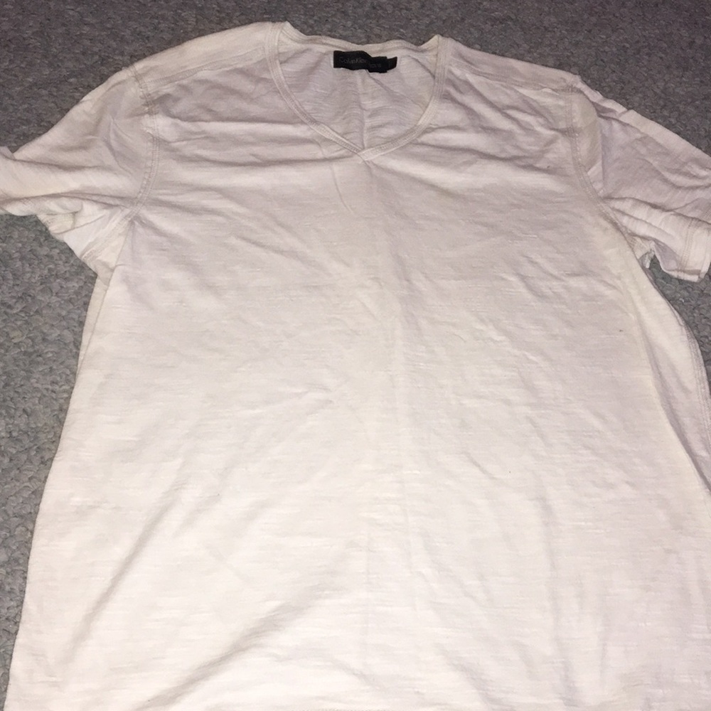 Calvin Klein plain white t-shirt